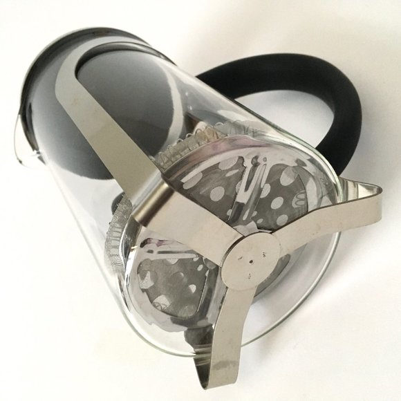 French Press Coffee Espresso Tea Maker 32 oz Glass Stainless Steel - Picture 3 of 10